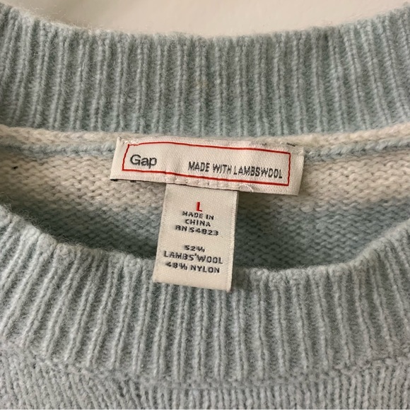 GAP Striped Wool Crewneck Sweater - Picture 10 of 11